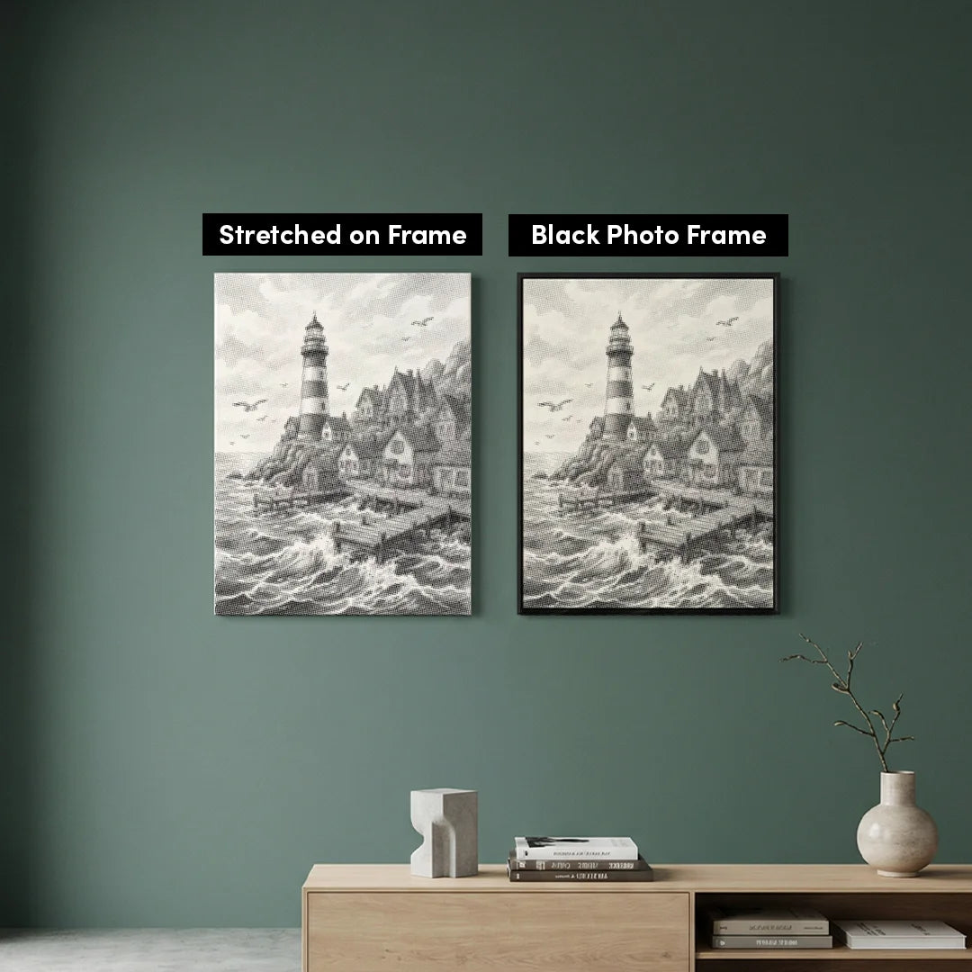 Villaggio al Faro Dot Painting