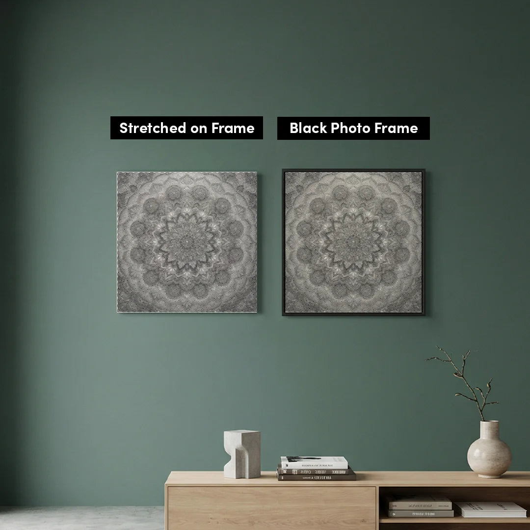 Mandala 4 punti pittura
