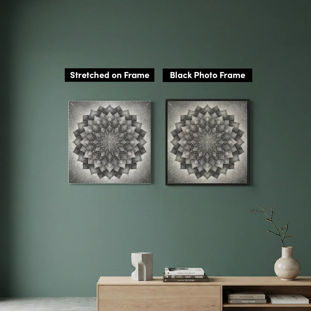Mandala 6 punti pittura