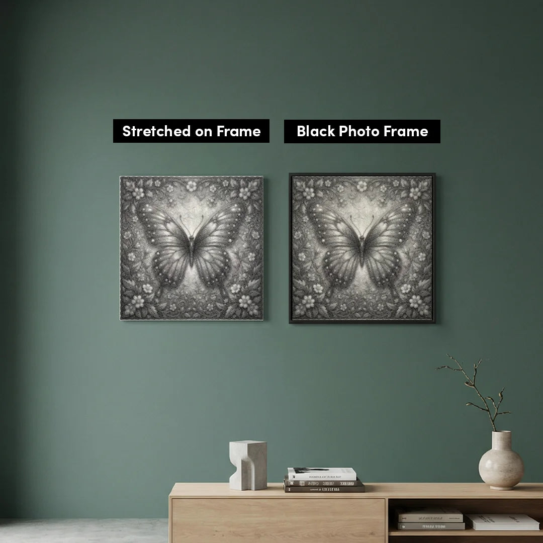 Pittura a punti di farfalla 3D