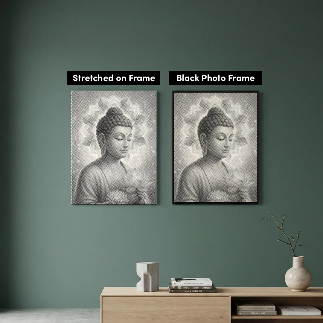 Pittura a punti di Budda