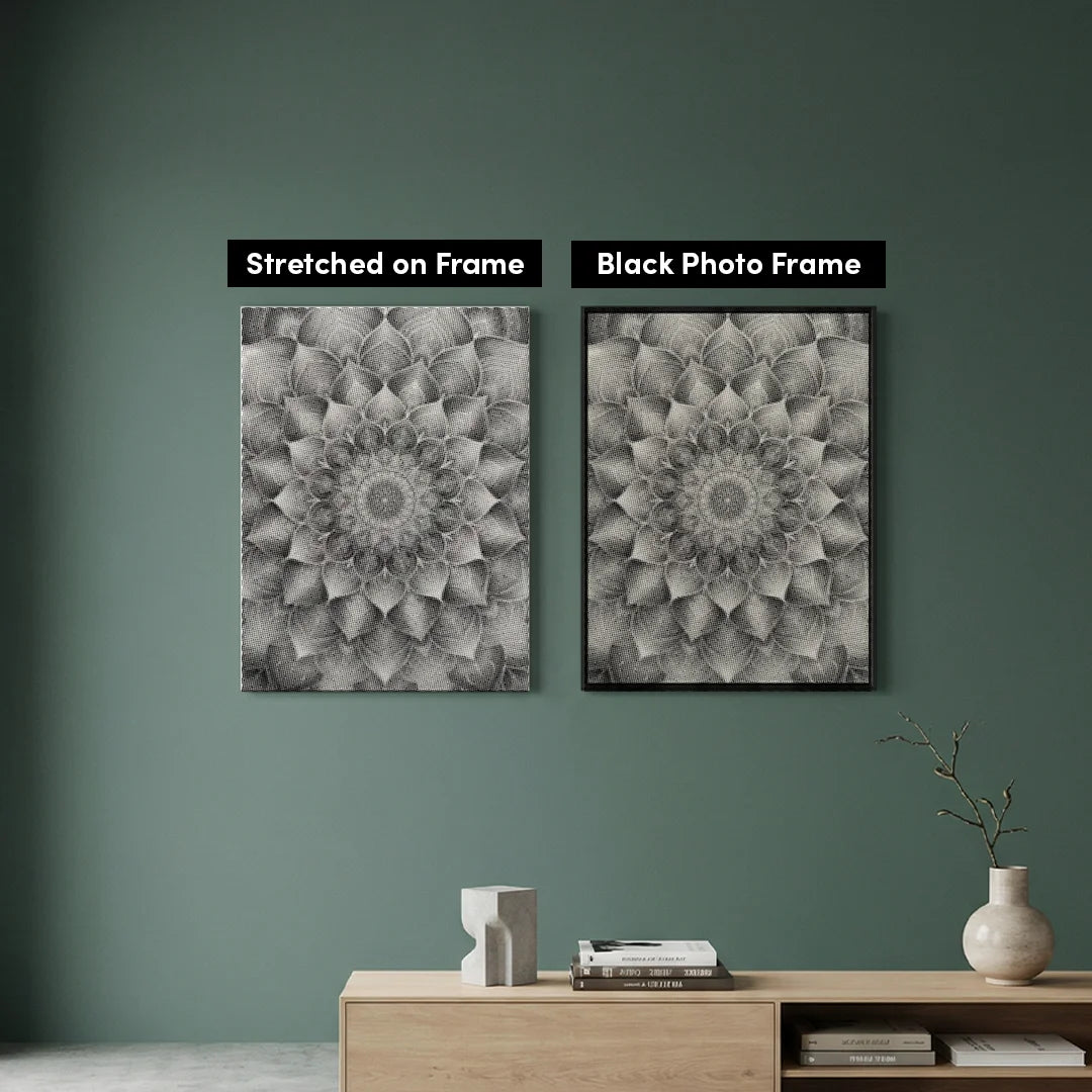 Mandala 4 punti pittura