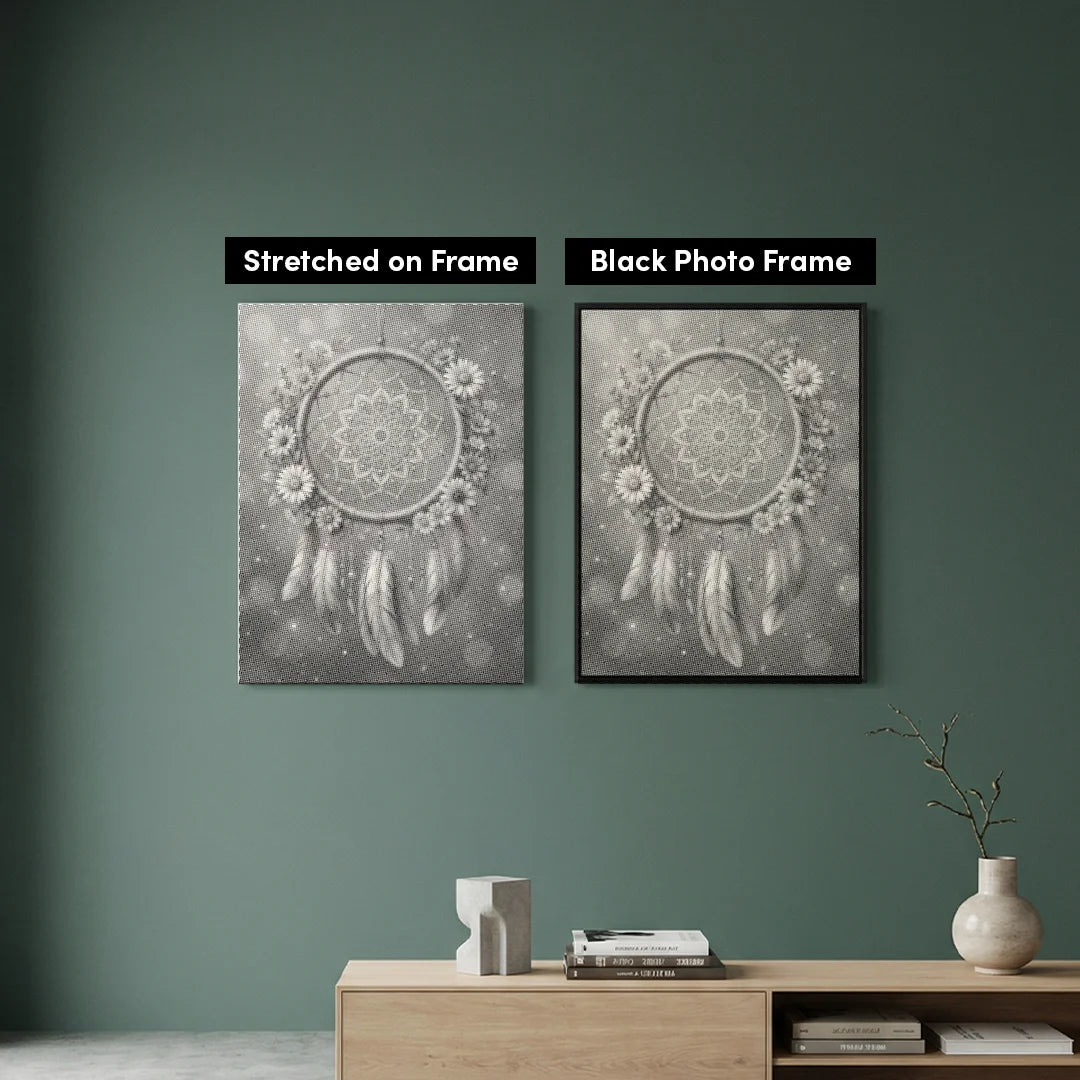 Pittura a punti di acchiappasogni