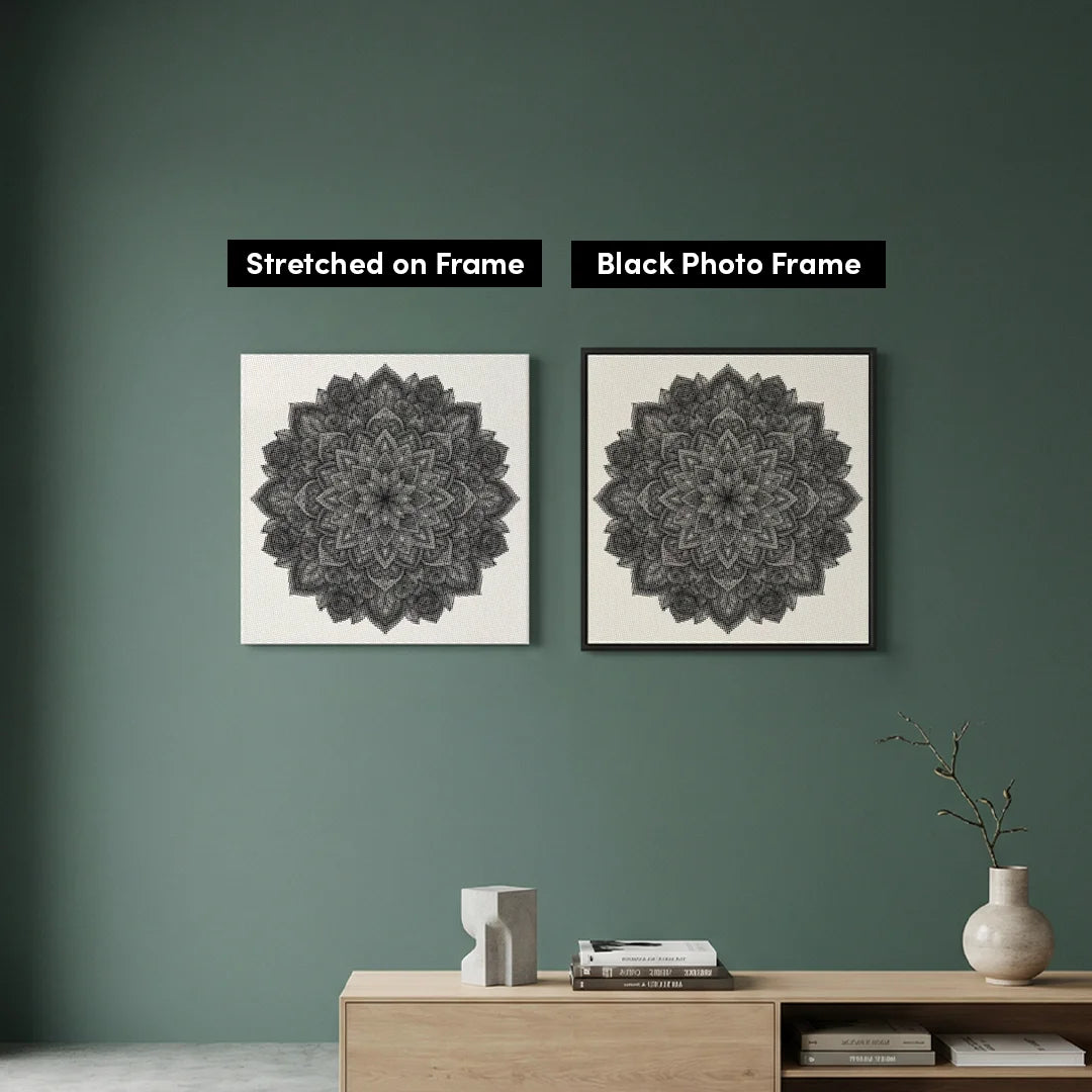 Mandala 7 punti pittura