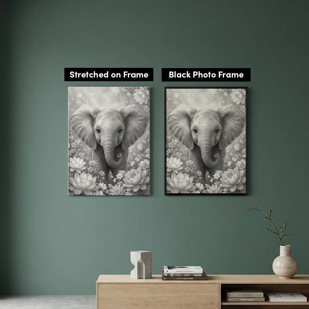Pittura a punti di elefante