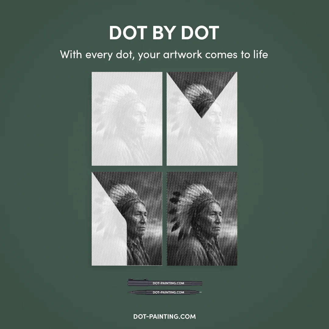 Pittura indiana a punti