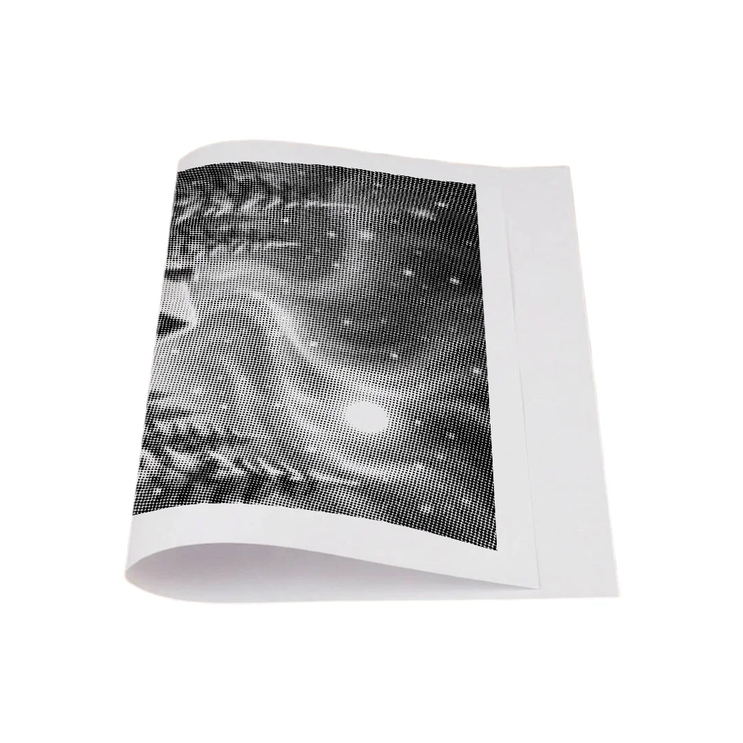 Pittura a punti di paesaggi invernali