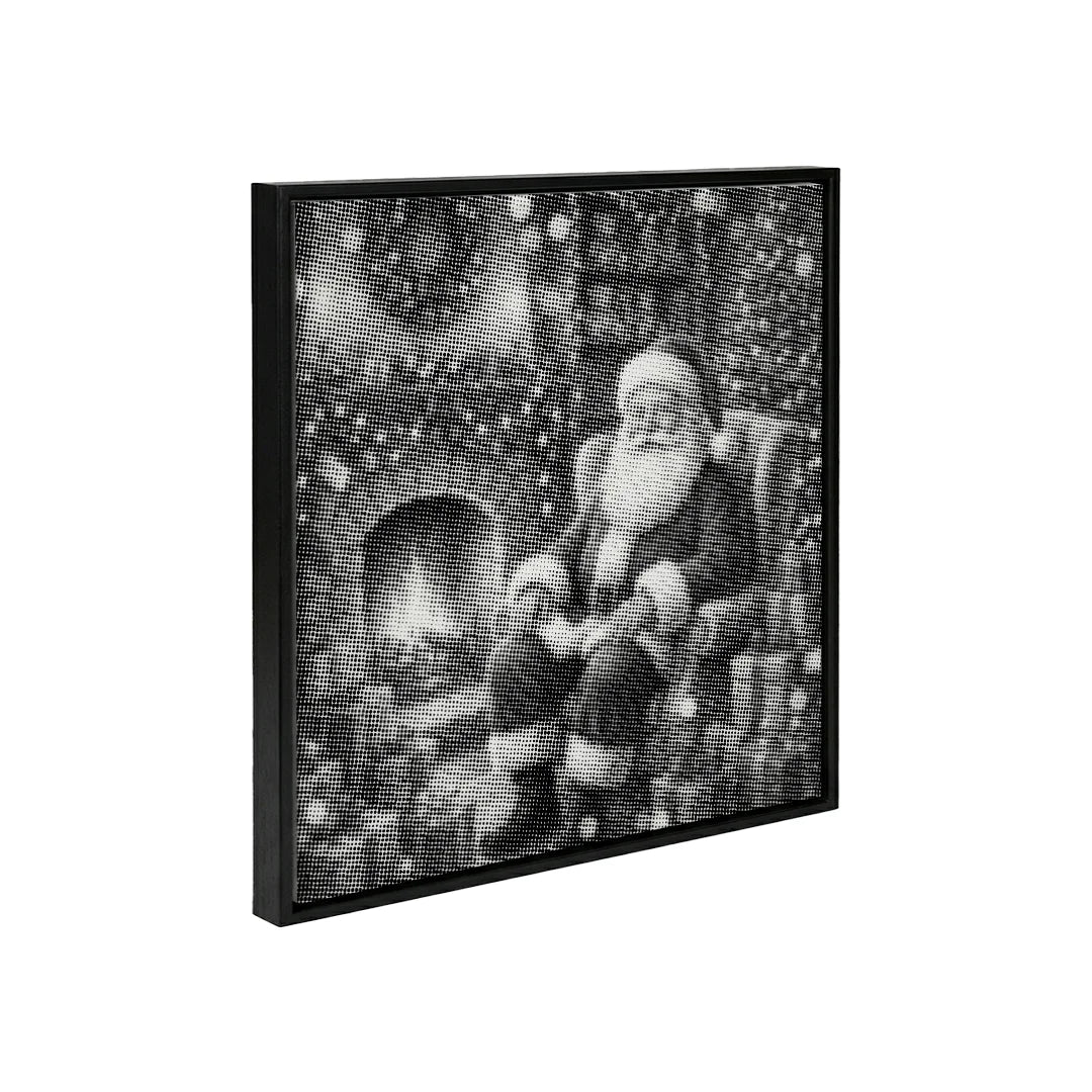 Babbo Natale con regali Dot Painting