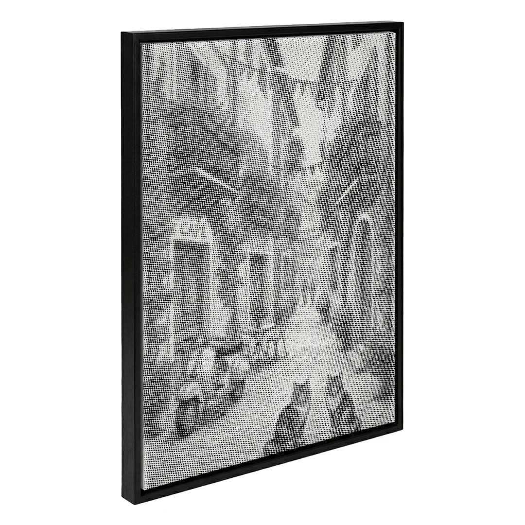 Pittura a punti del villaggio affascinante