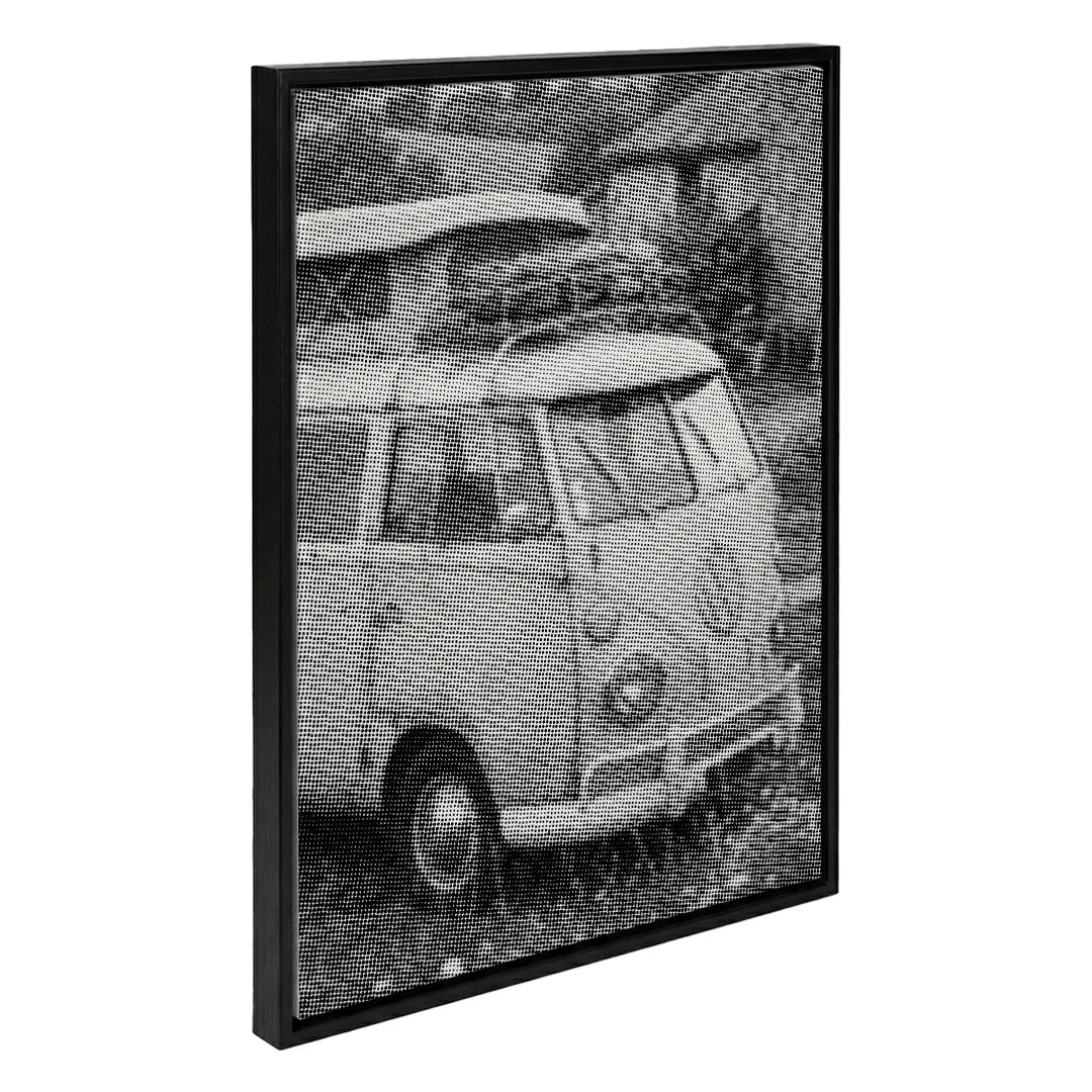 Vecchio VW-bus Dot Painting