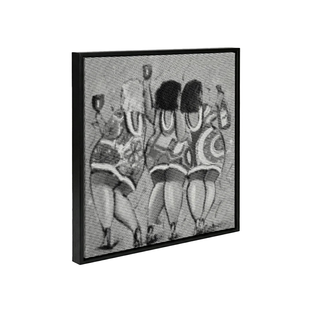 Le signore felici vincono la pittura a punti