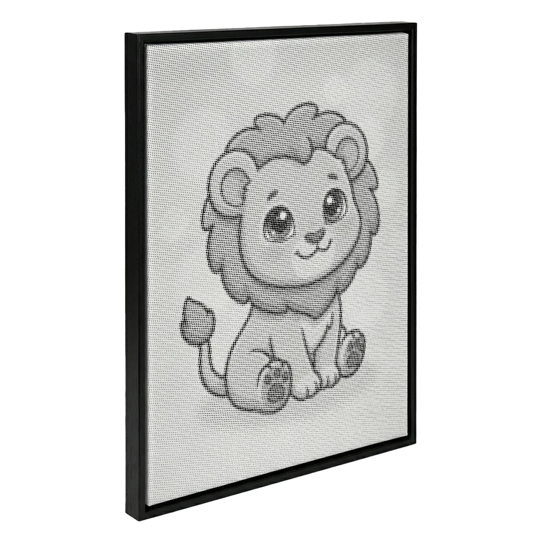 Kit dot painting Lupo