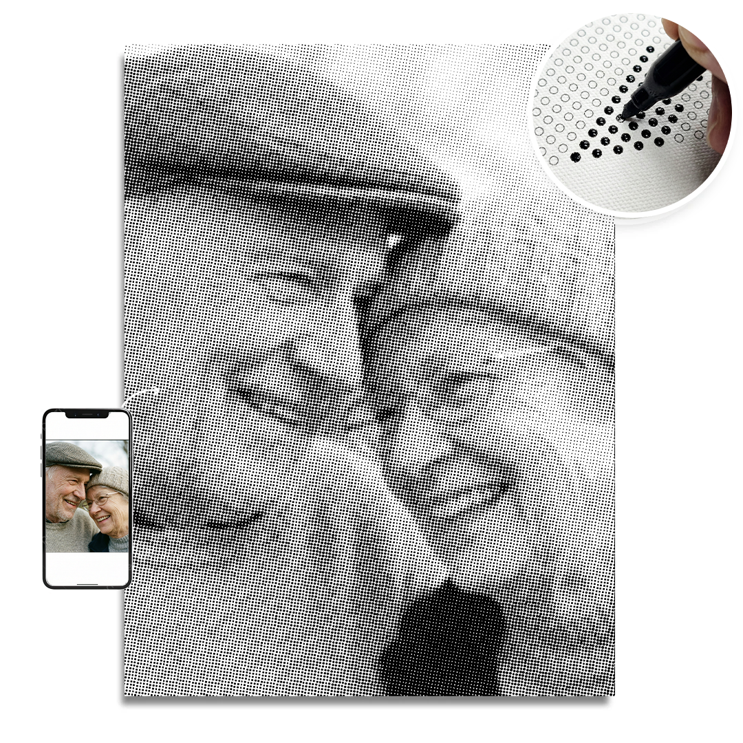 dot painting personalizzato | Carica la tua immagine | Dotpainting.it