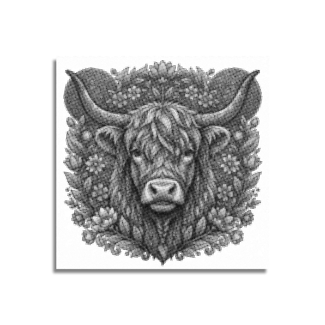 Kit dot painting Lupo