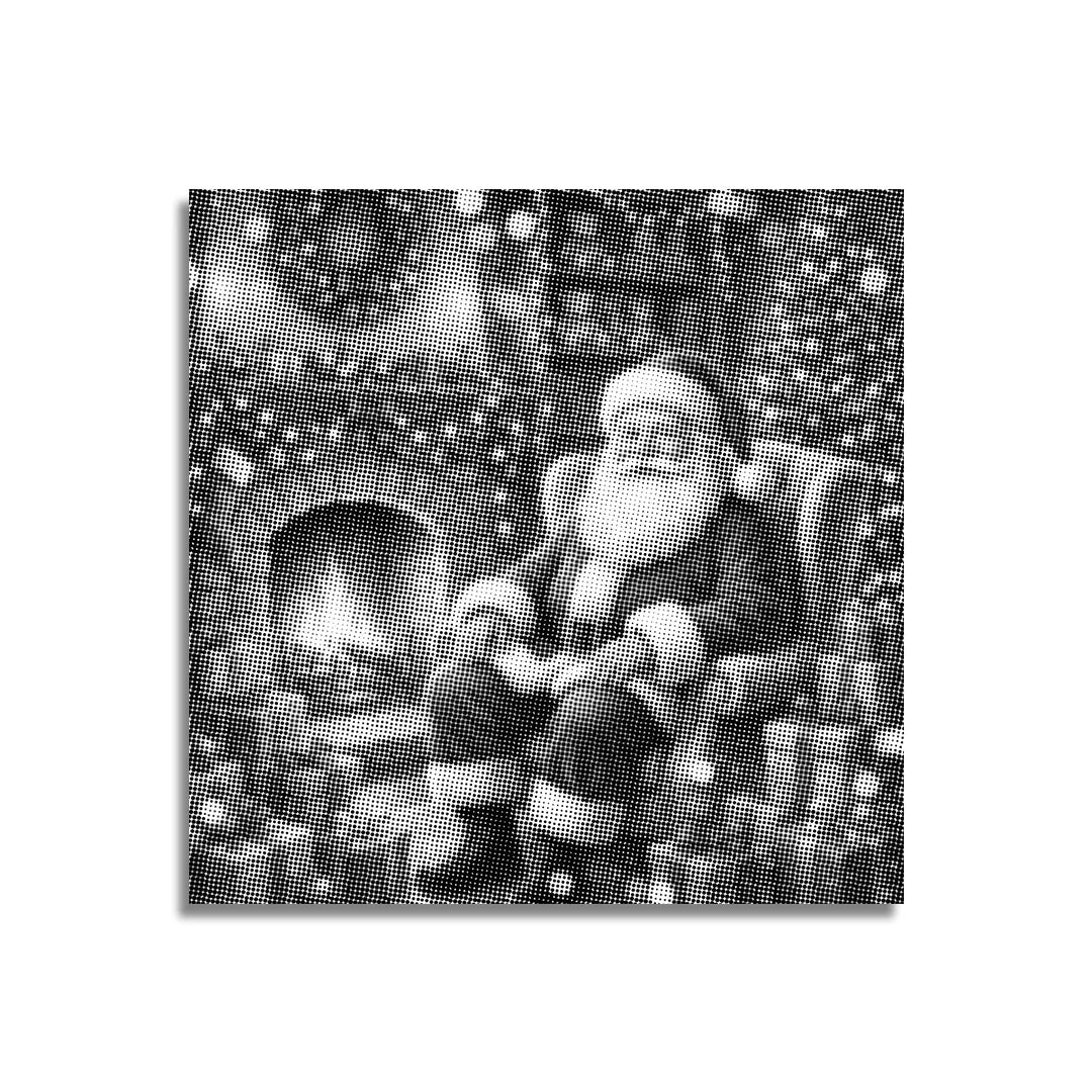 Babbo Natale con regali Dot Painting