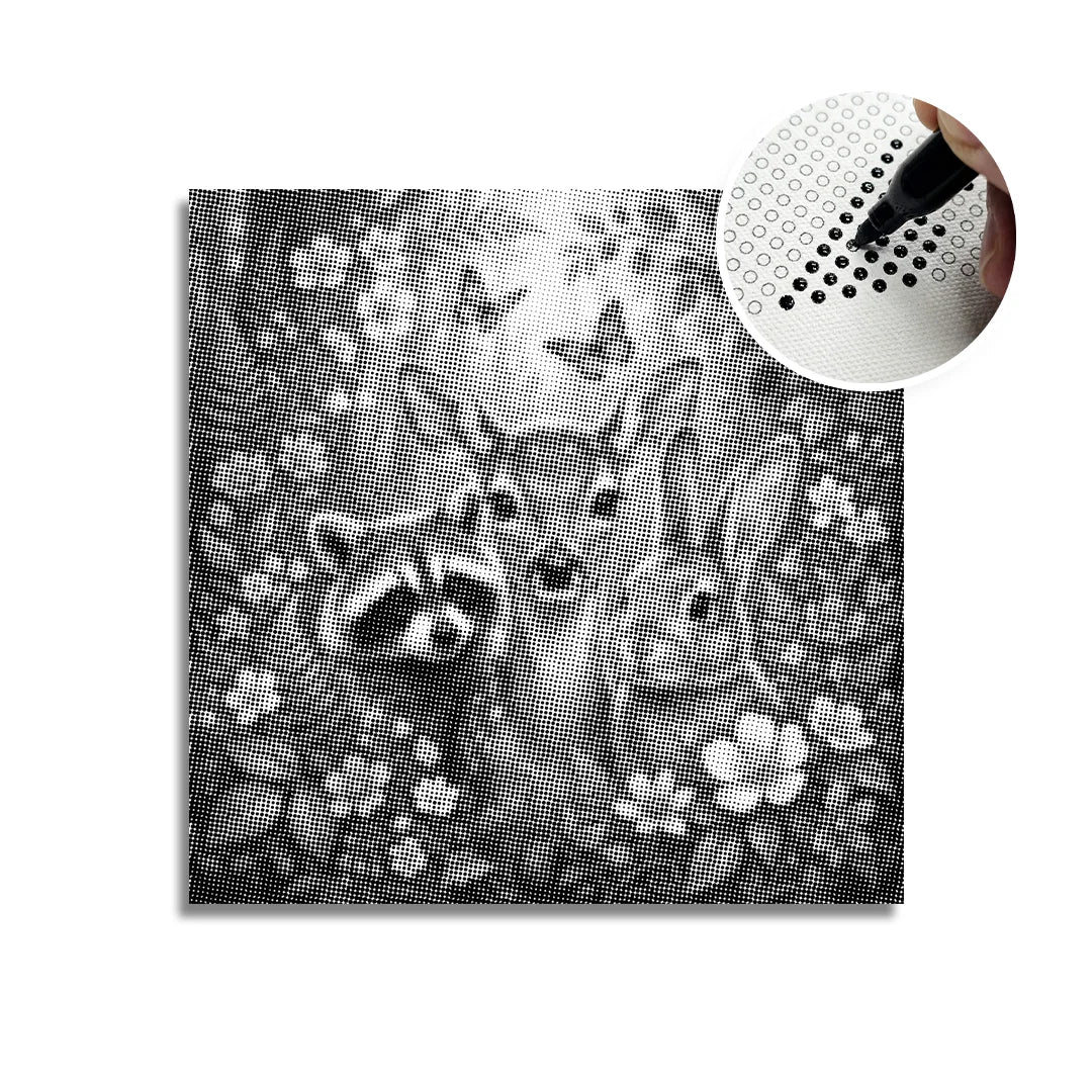 Kit dot painting Lupo