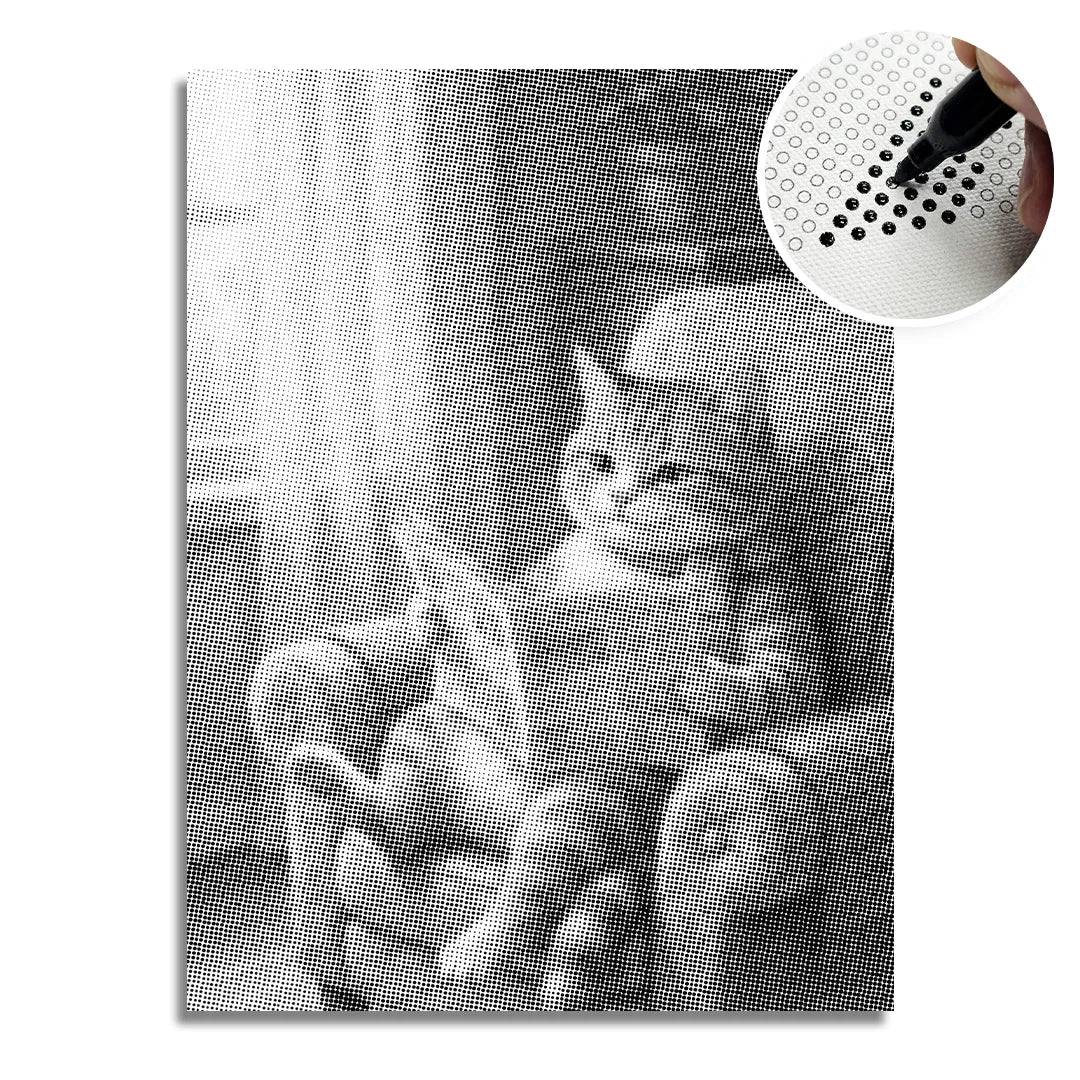 Kit dot painting Lupo