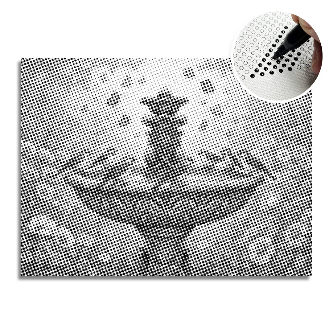 Kit dot painting Lupo