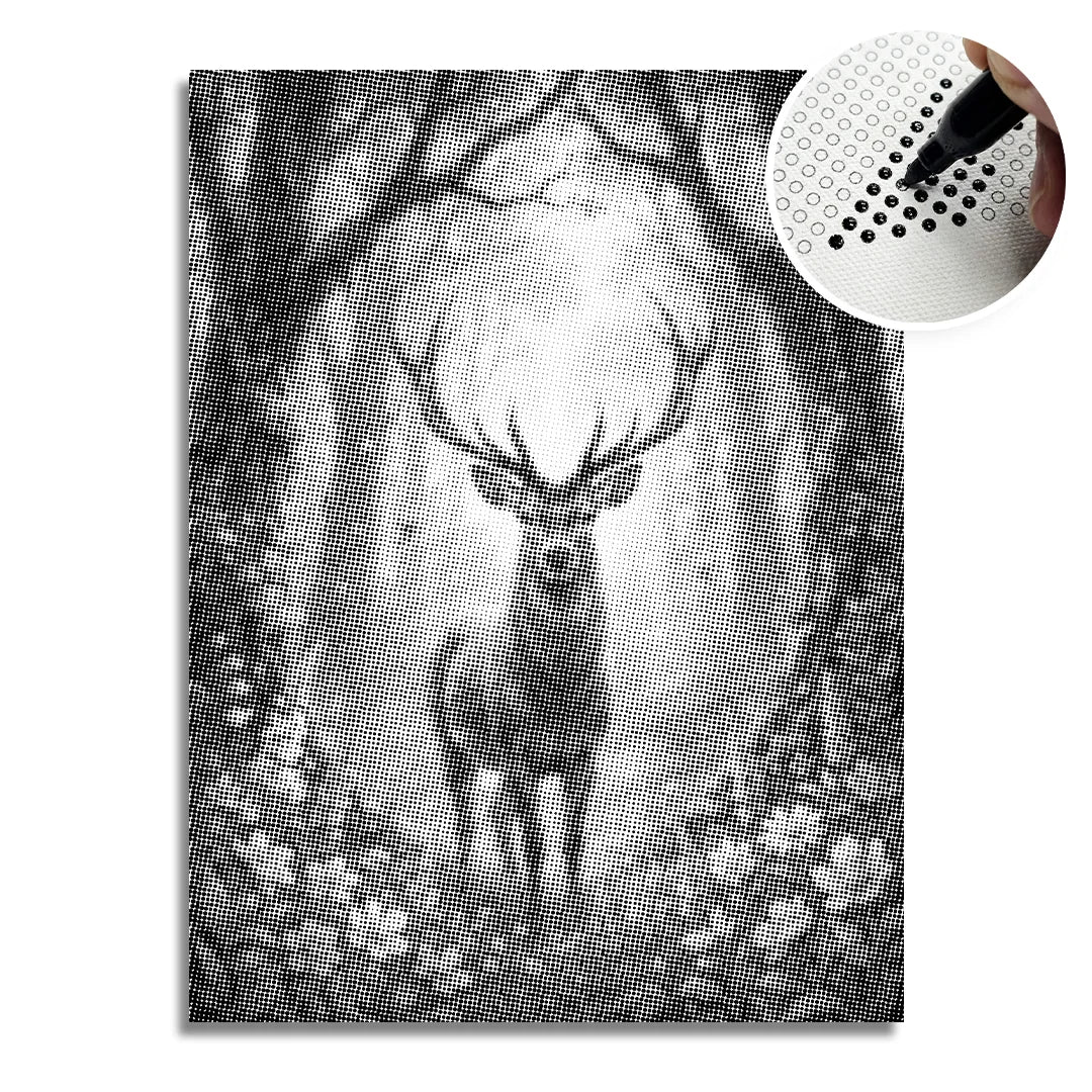 Kit dot painting Lupo