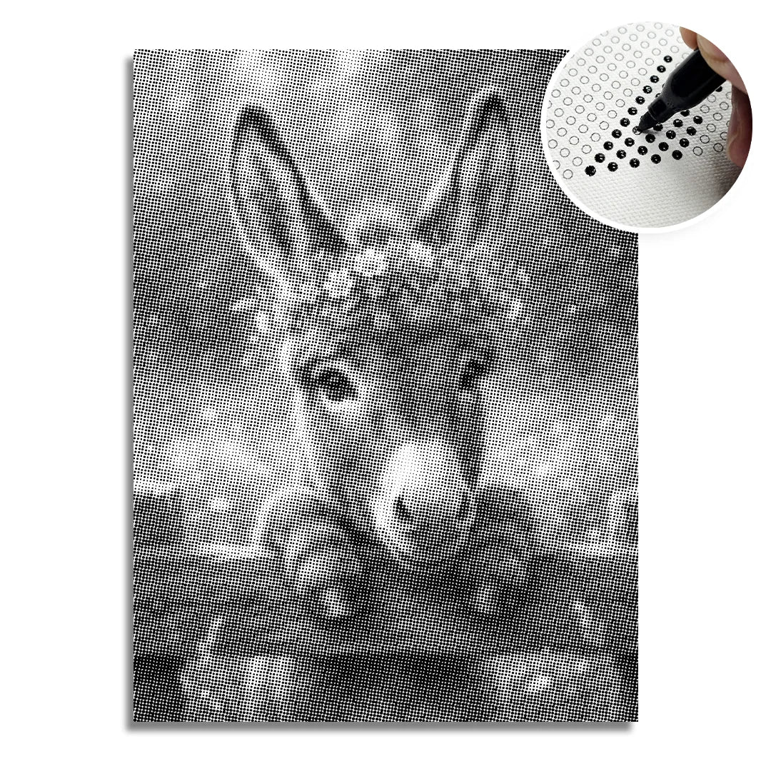 Kit dot painting Lupo