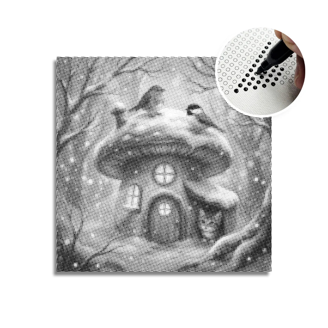 Kit dot painting Lupo