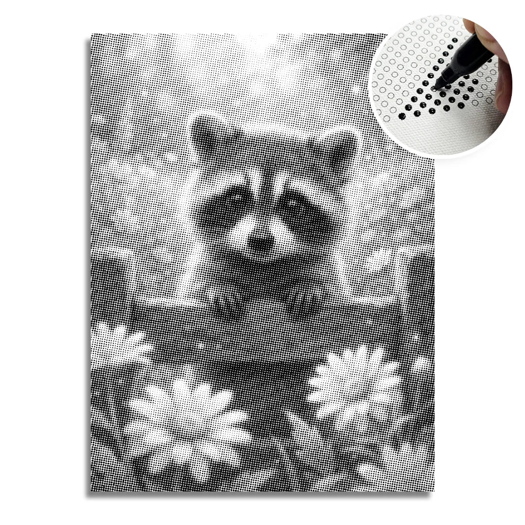 Kit dot painting Lupo