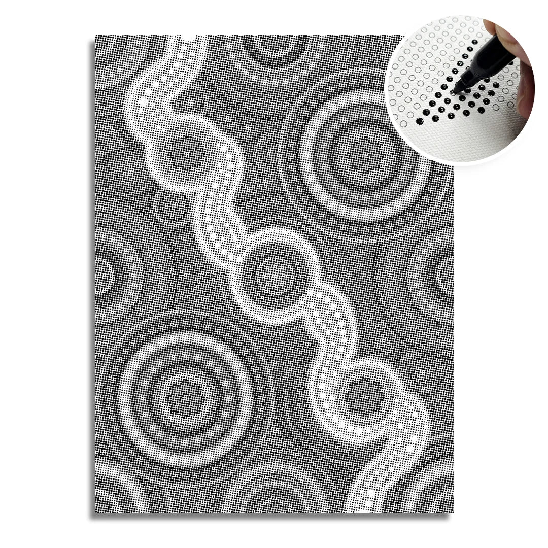 Kit dot painting Lupo