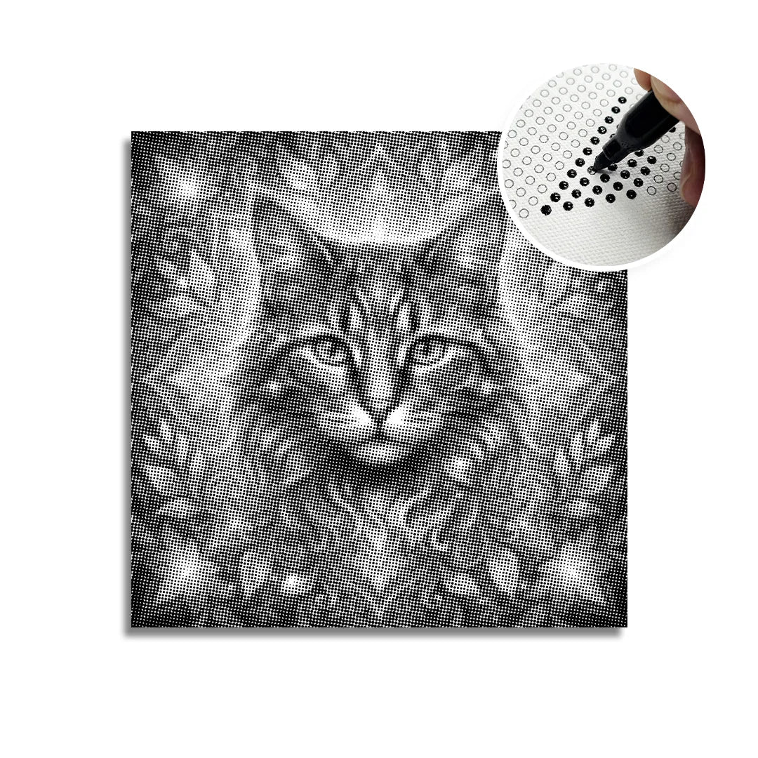 Kit dot painting Lupo