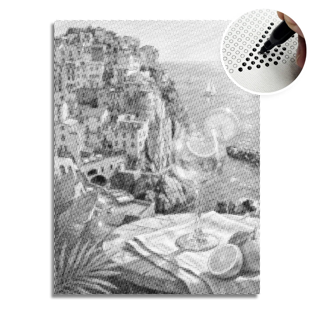 Pittura a punti di limoncello