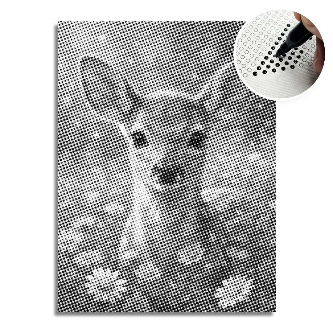 Kit dot painting Lupo