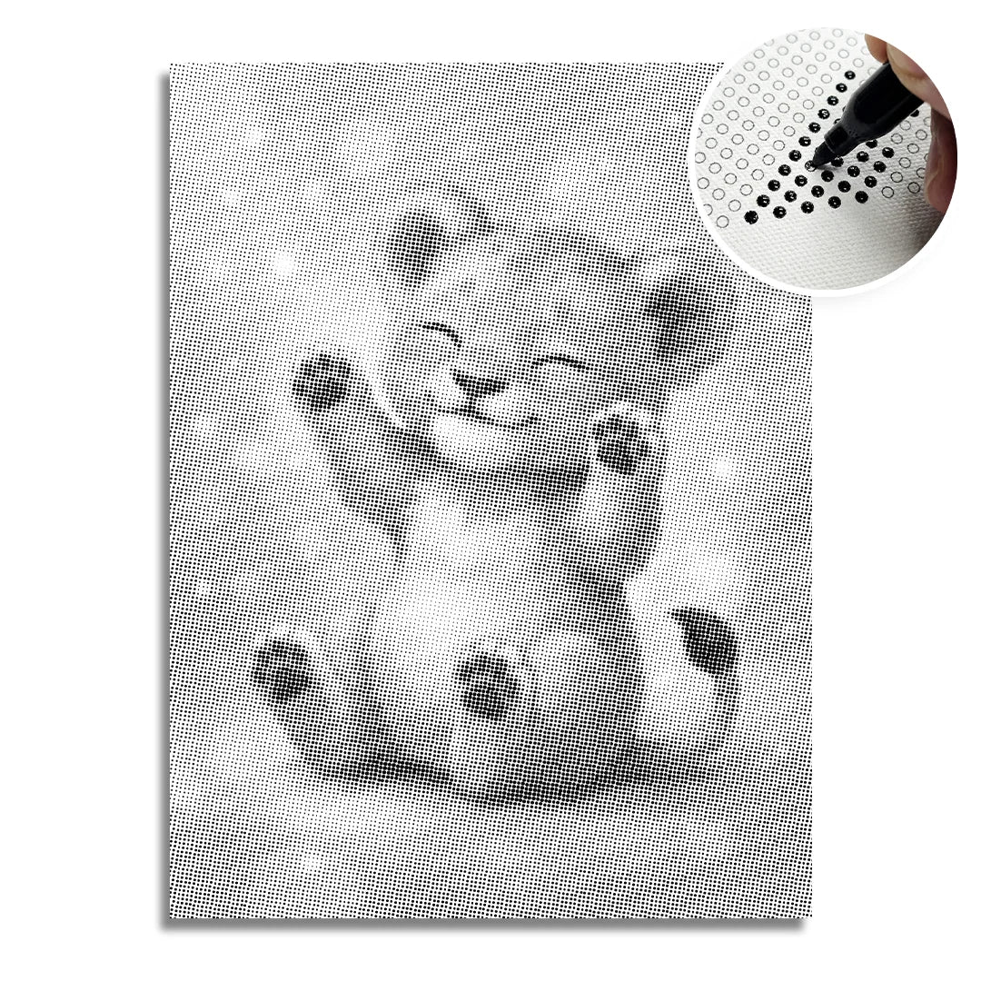 Kit dot painting Lupo