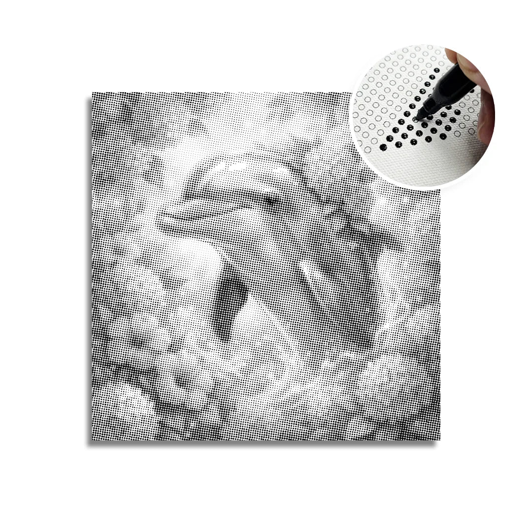 Kit dot painting Lupo