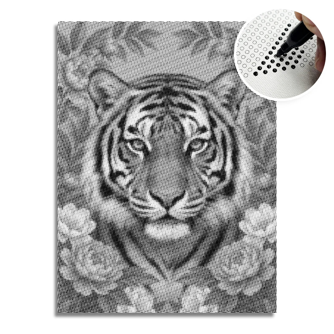 Kit dot painting Lupo