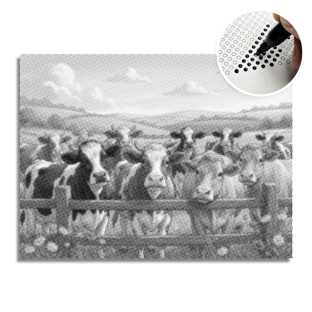 Kit dot painting Lupo