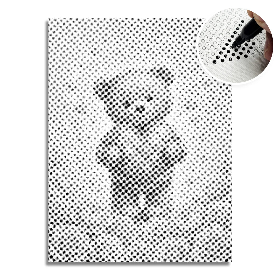 Kit dot painting Lupo