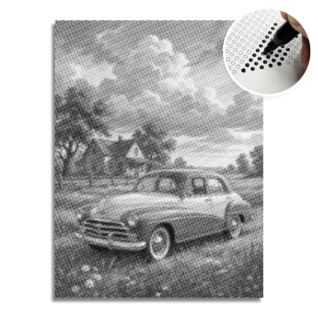 Kit dot painting Lupo