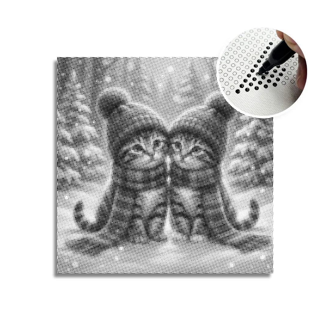 Kit dot painting Lupo