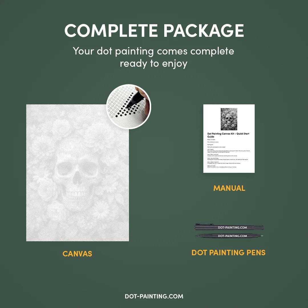 Kit dot painting Lupo