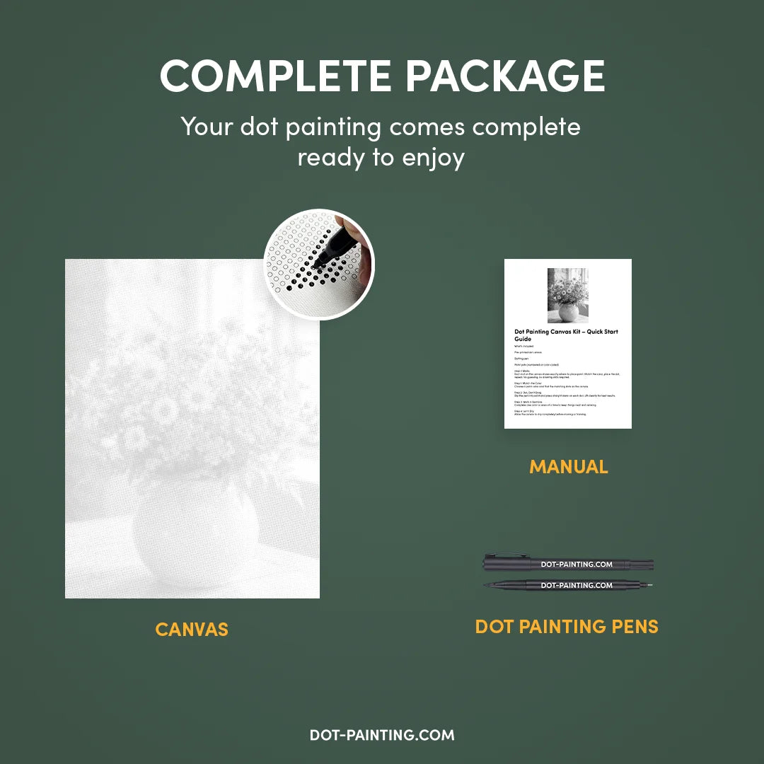 Kit dot painting Lupo