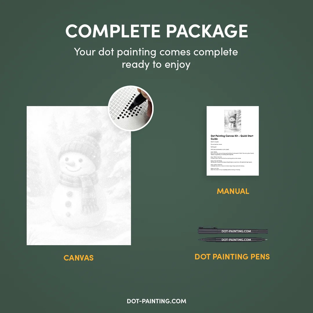 Kit dot painting Lupo