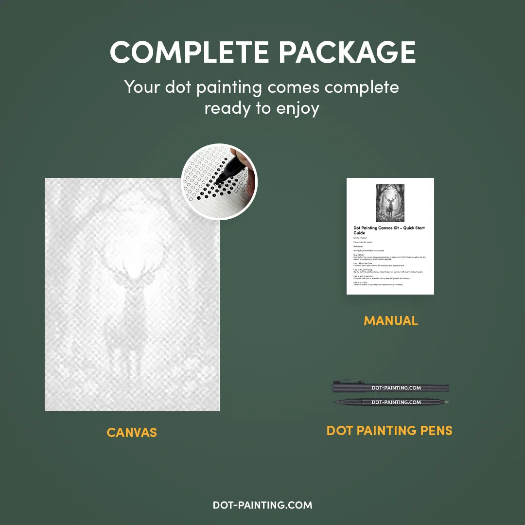 Kit dot painting Lupo