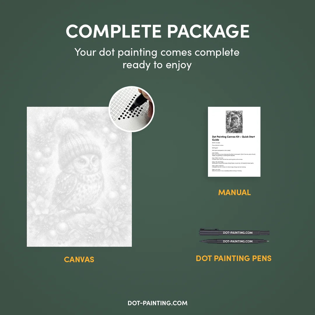 Kit dot painting Lupo