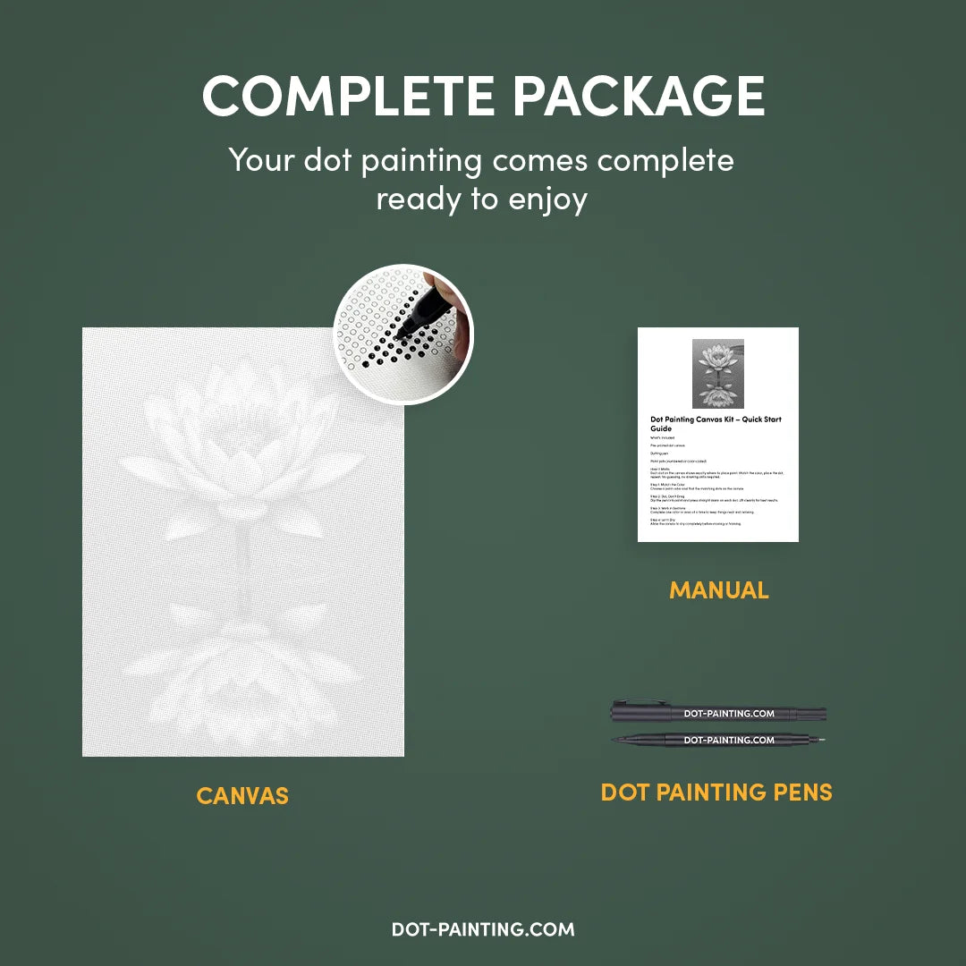 Kit dot painting Lupo