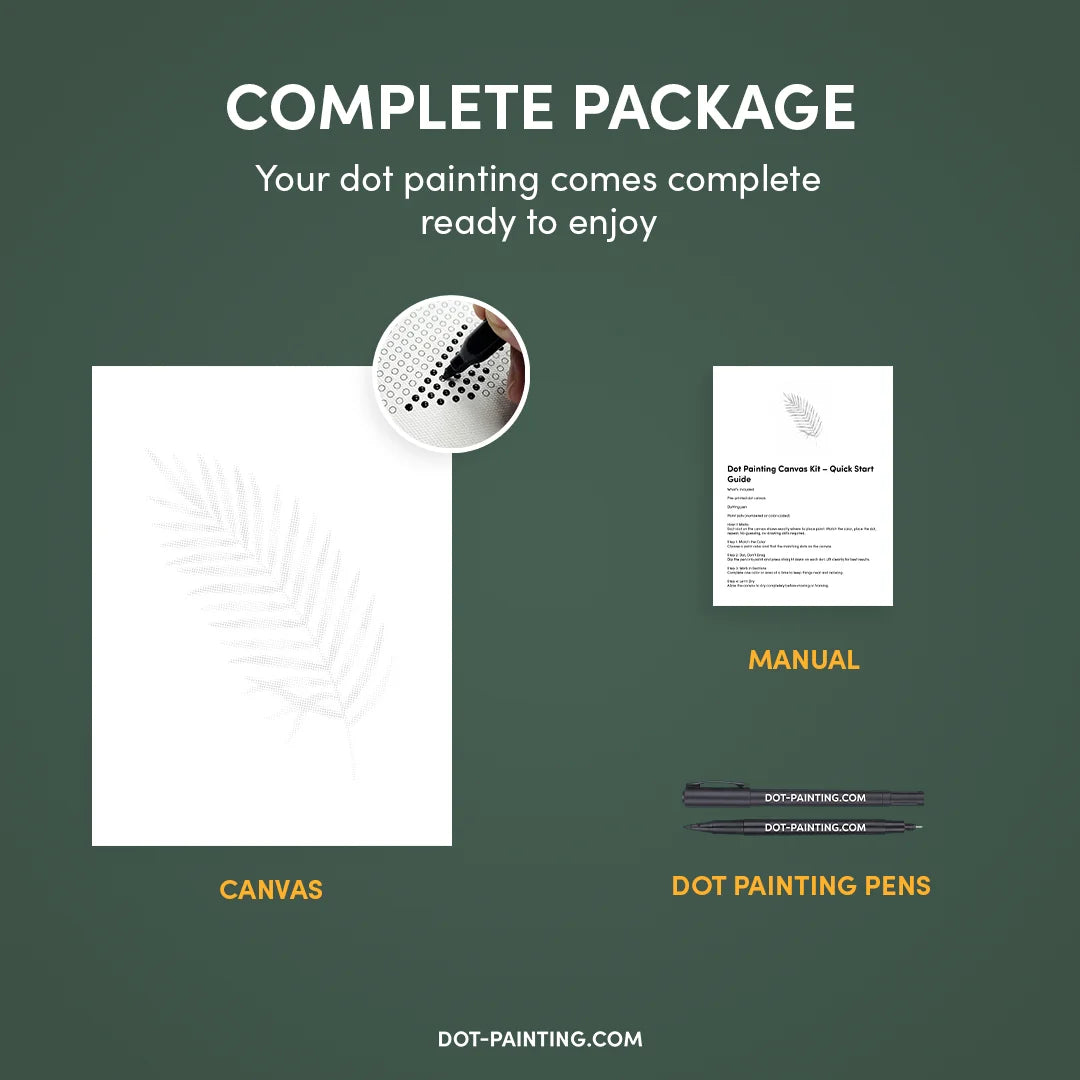 Kit dot painting Lupo