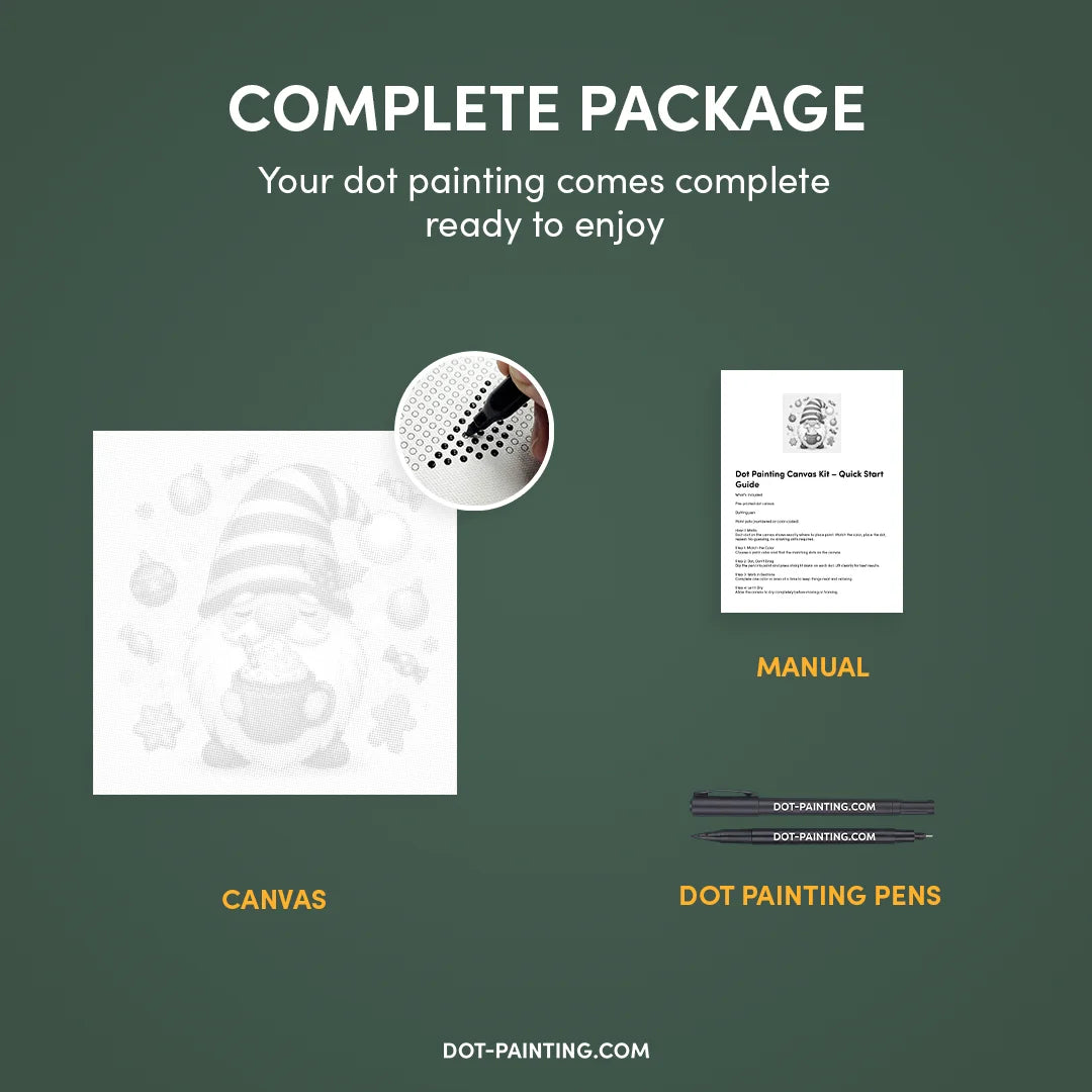 Kit dot painting Lupo