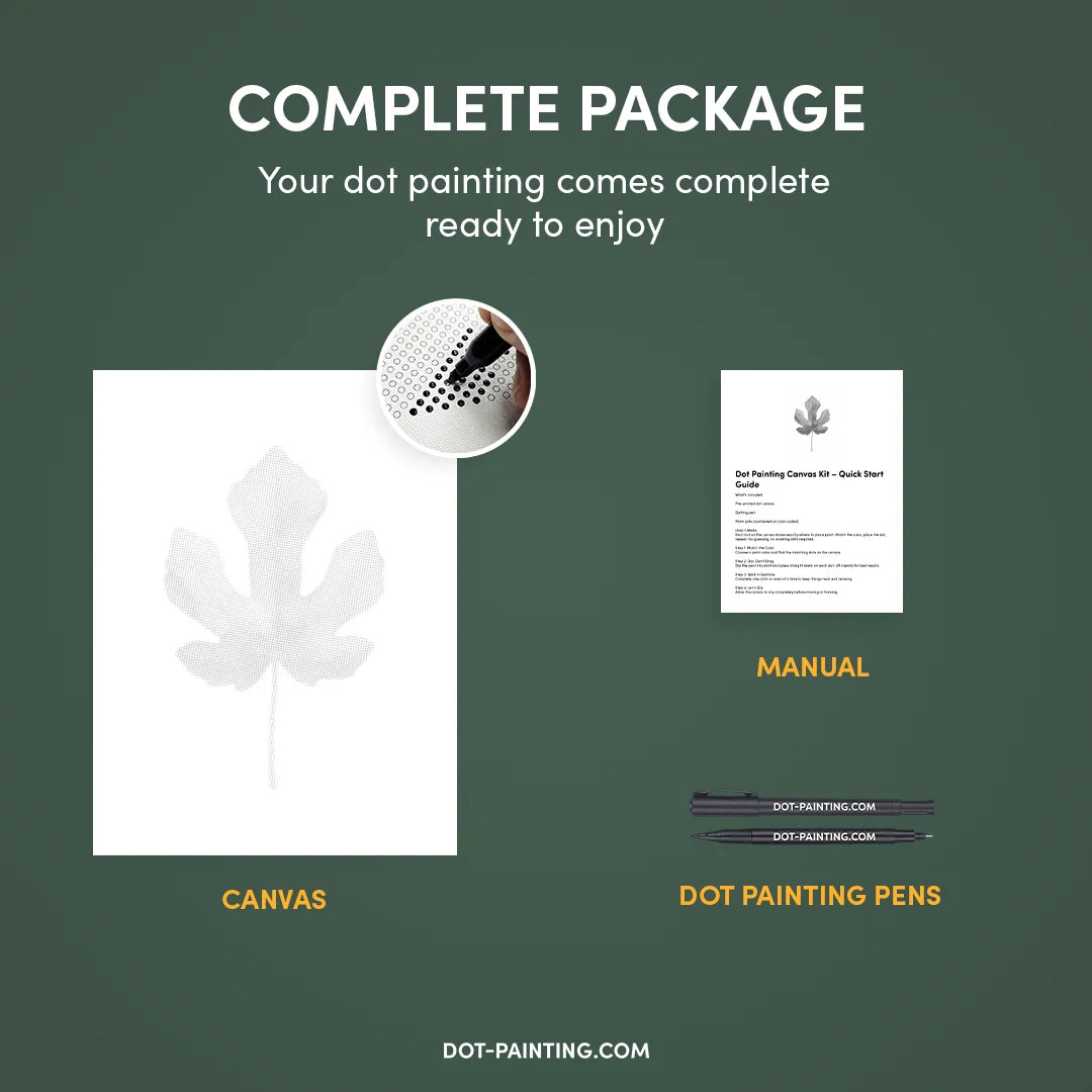 Kit dot painting Lupo