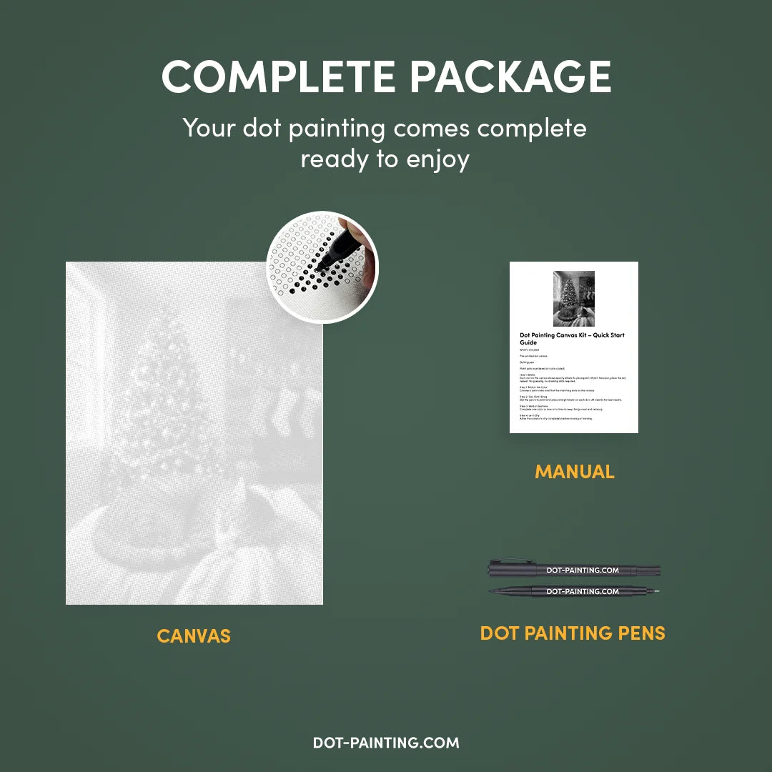 Kit dot painting Lupo