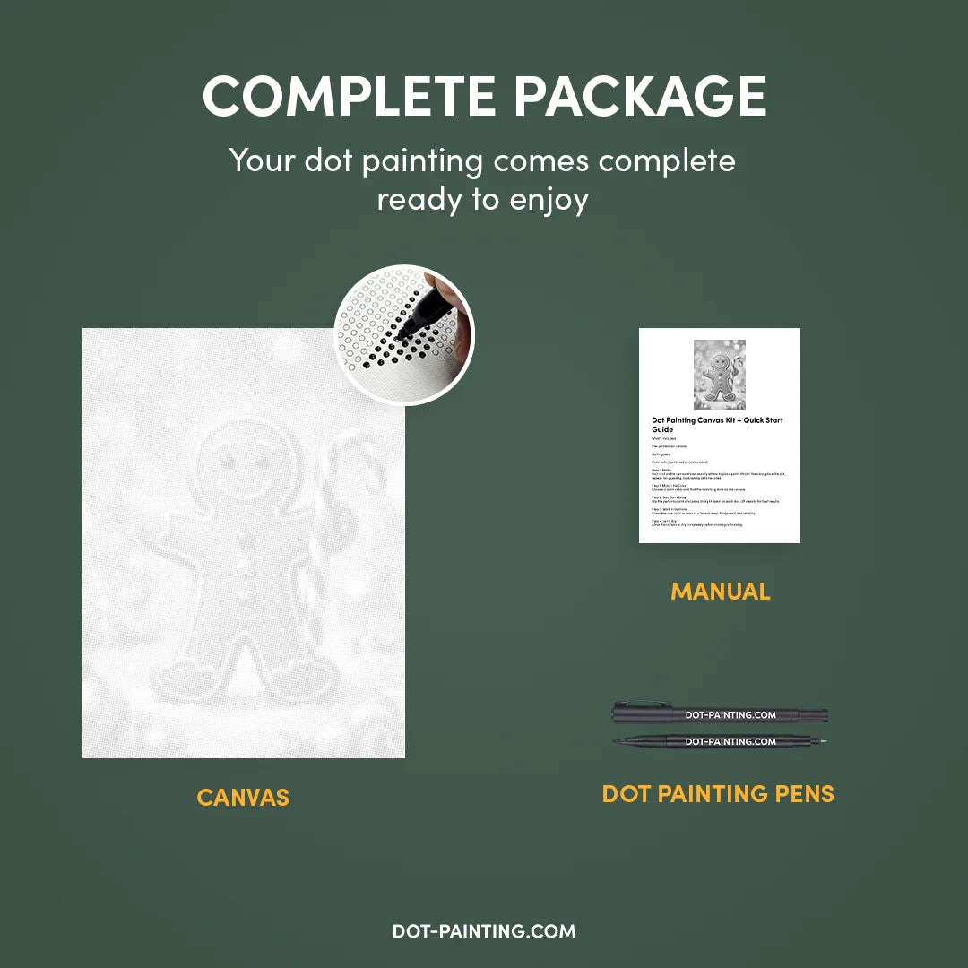 Kit dot painting Lupo