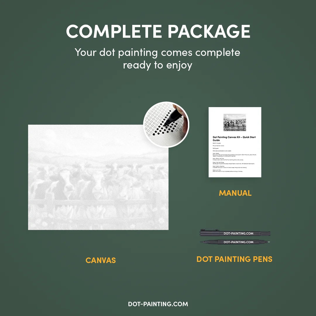 Kit dot painting Lupo