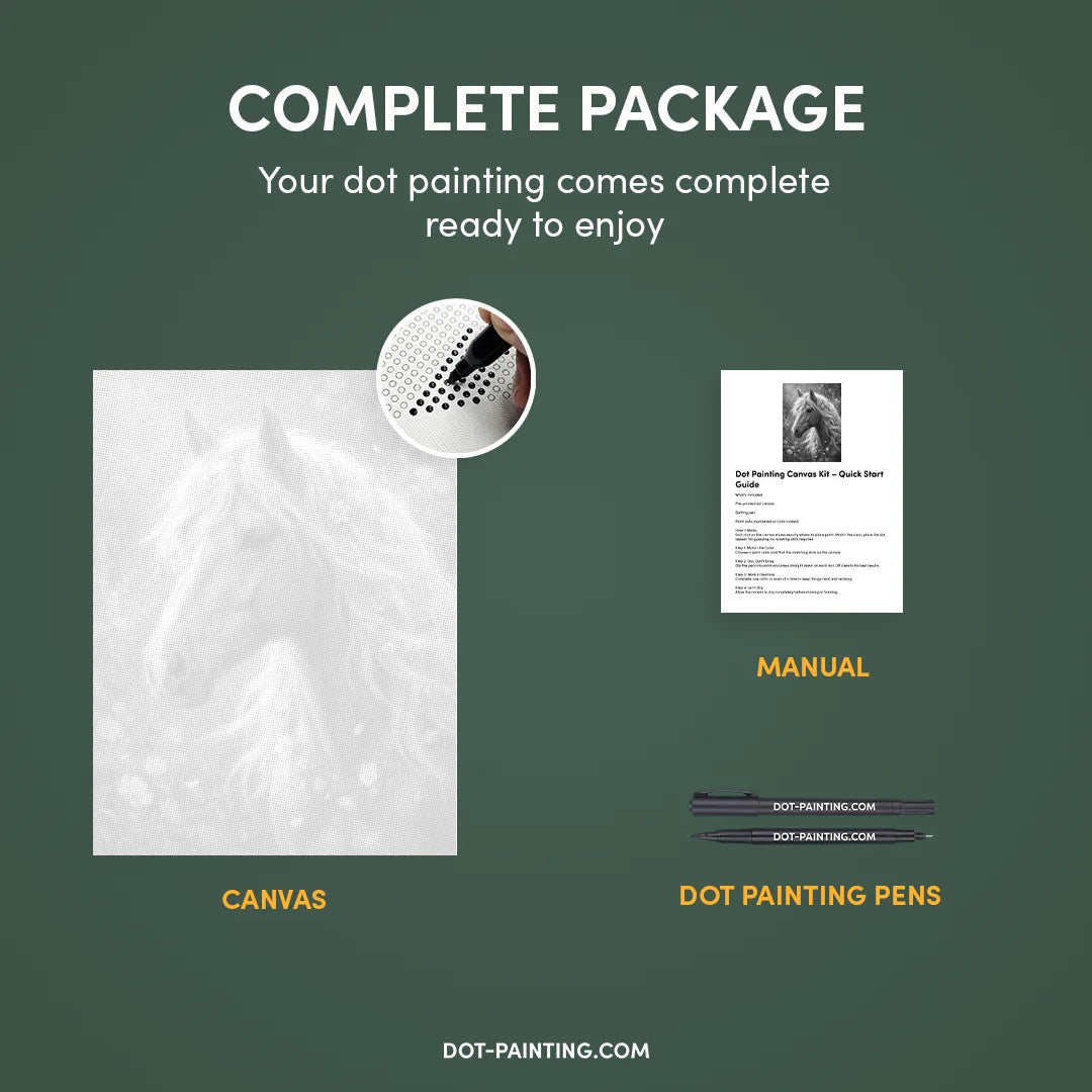 Kit dot painting Lupo